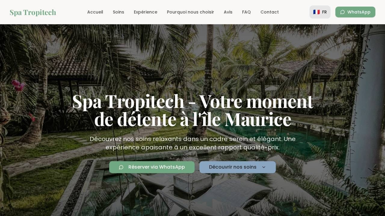Aperçu de la maquette Spa & Bien-être