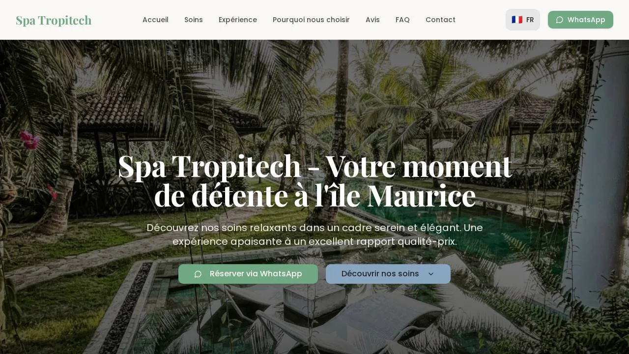 Aperçu de la maquette Spa & Bien-être